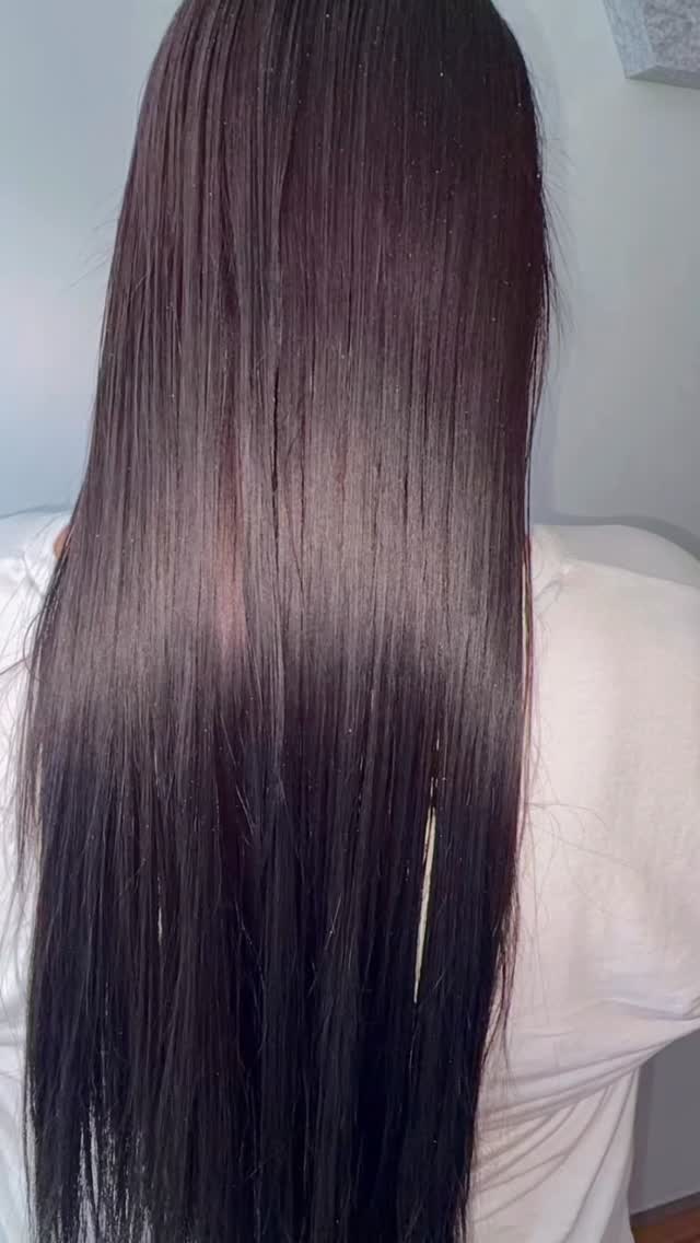 Seidiges Keratin & Längen-Transformation — Ergebnis